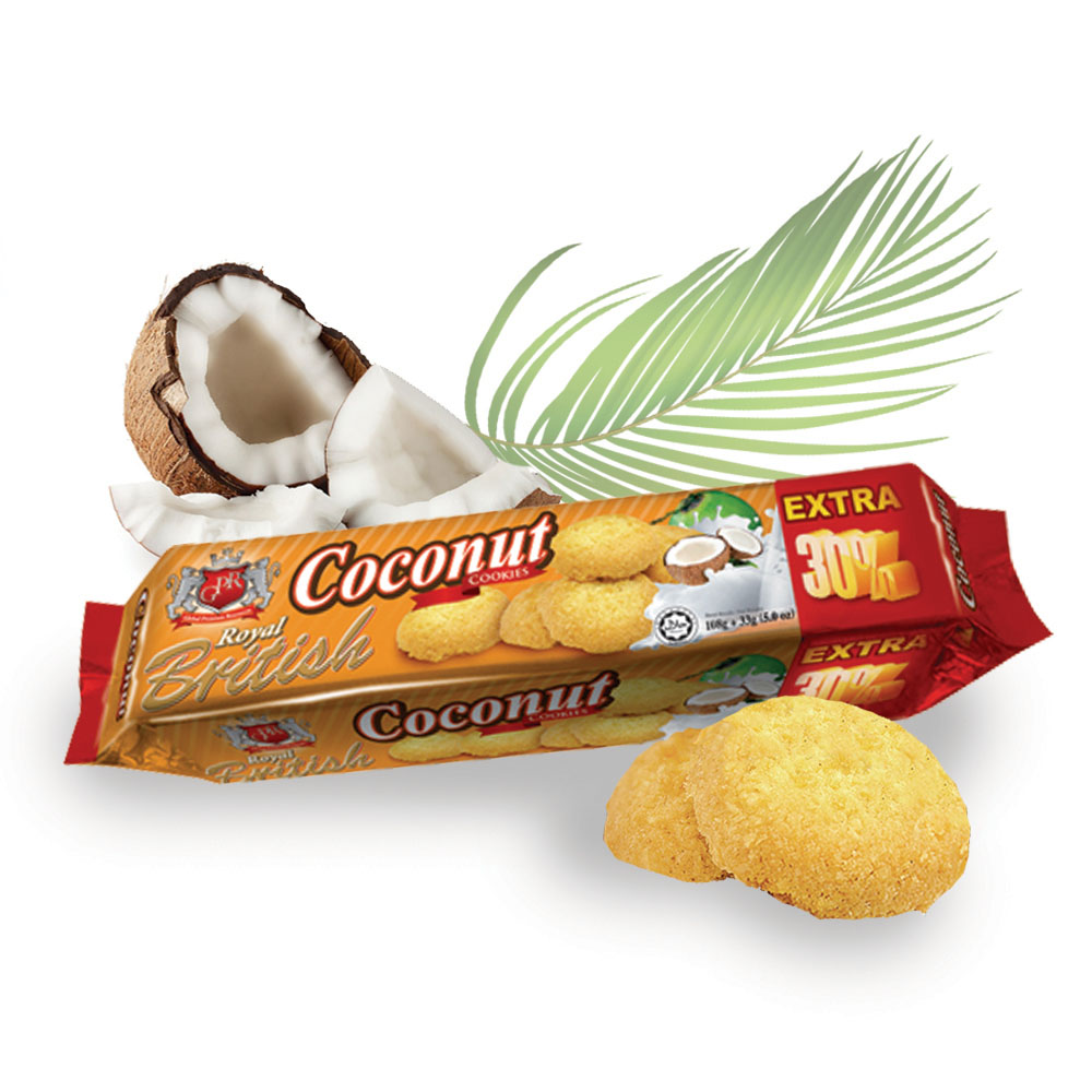 GPR Royal British Coconut Cookies 141g
