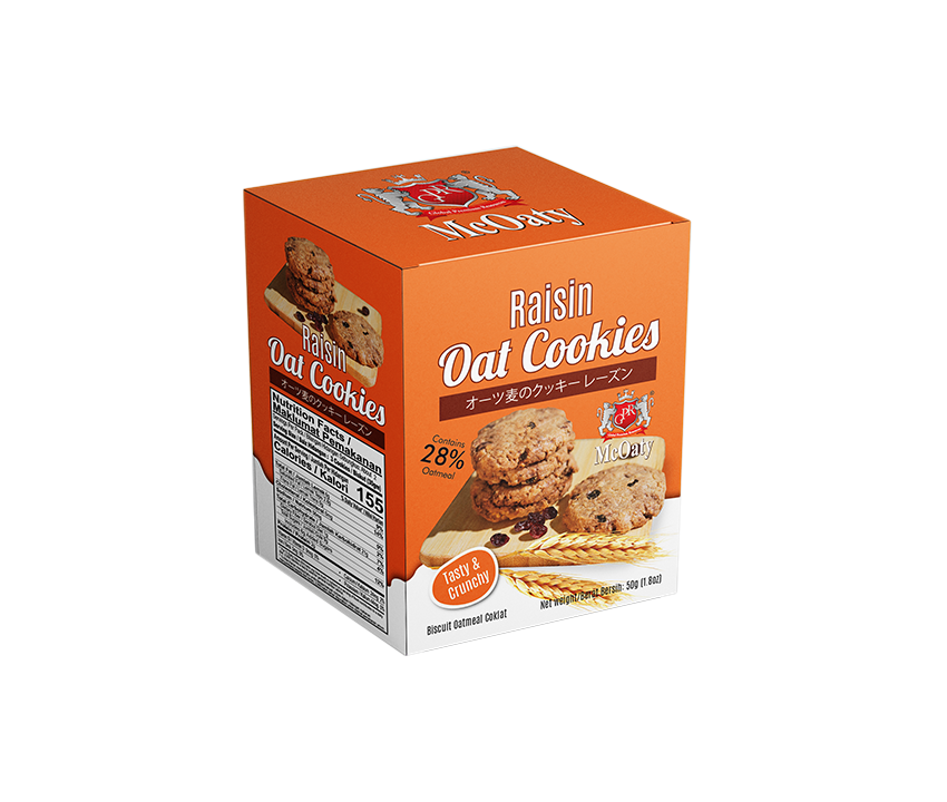 GPR Raisin oat Cookies 50g 047